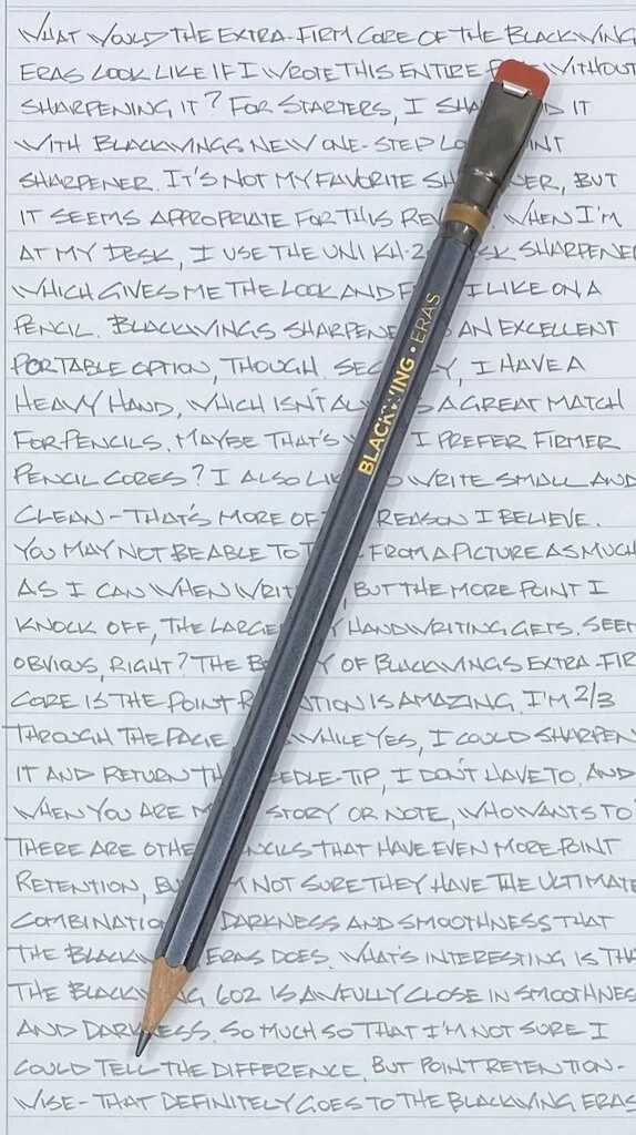Blackwing Eras Pencil Review — The Pen Addict